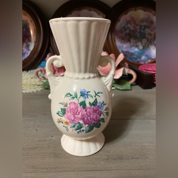 Vintage Royal Copley Floral Vase - Picture 1 of 5